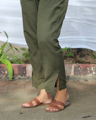 Anchor Detail olive green & black Co-ord Set - Best Seller_4