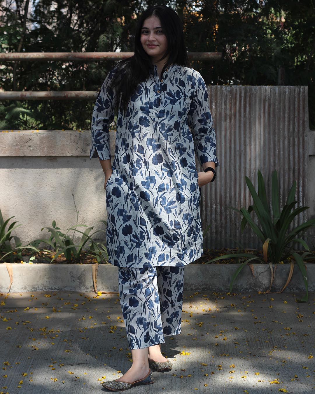 Petal pure cotton kurta set - Set of 2