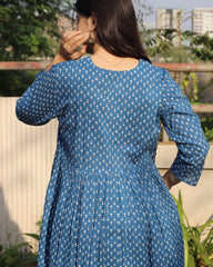 Alia cut pattern kurta - back picture