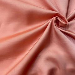 English color peach shade modal satin fabric - 44 width per meter price