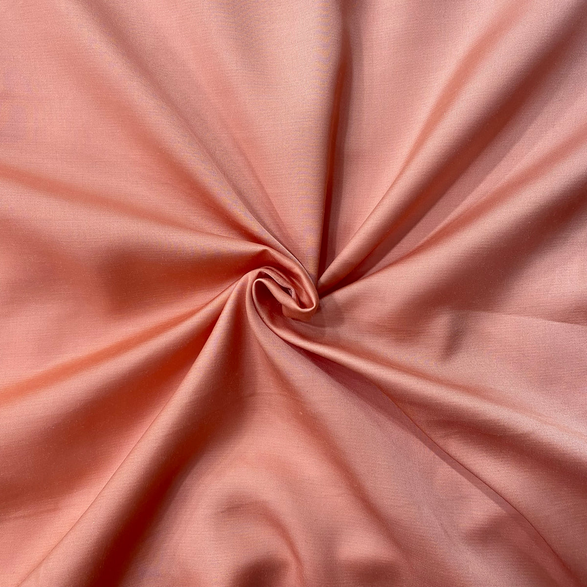 English color peach shade modal satin fabric - 44 width per meter price