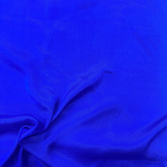 Royal blue pure chinon fabric - 44 width per meter price