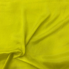 Luxurious shine chinon fabric in lime color_2