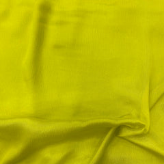 Luxurious shine chinon fabric in lime color_3