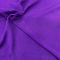 Deep purple pure chinon fabric - 44 width per meter price