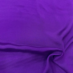 Deep purple pure chinon fabric - 44 width per meter price