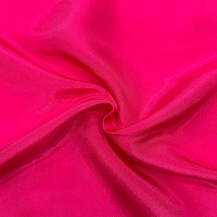 Hot pink upada silk fabric - 44 width per meter price