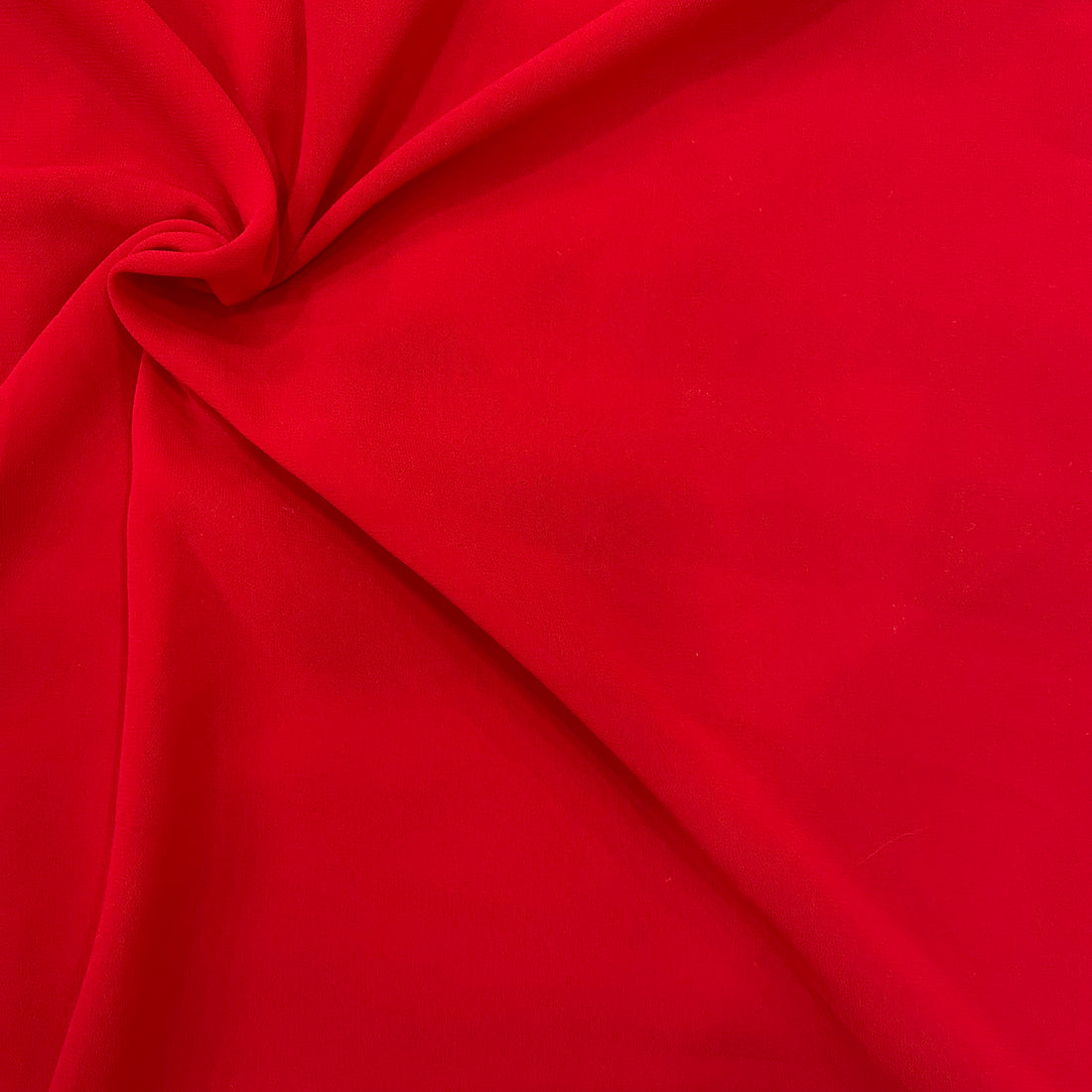Blood Red Georgette Fabric for Fashion Designing