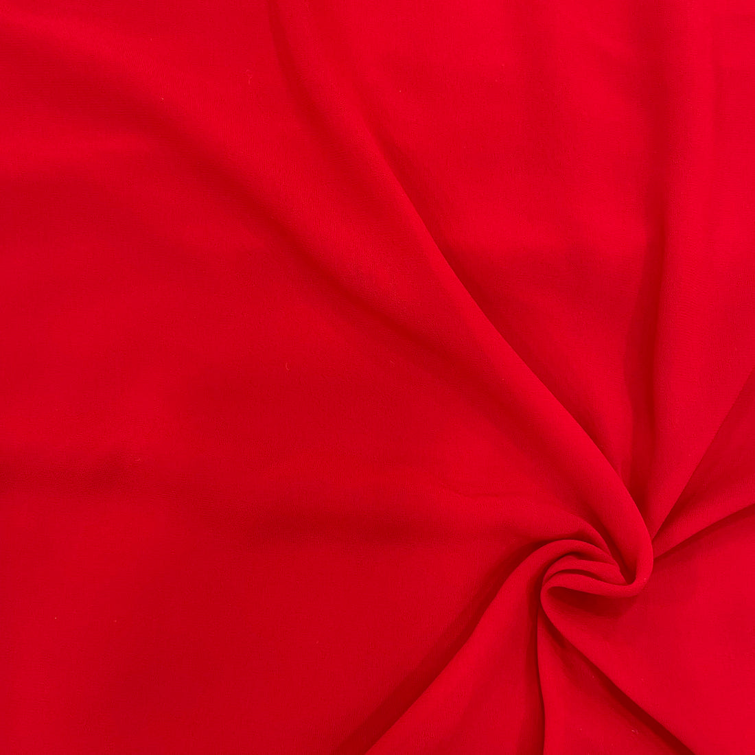Care Instructions for Red Georgette Fabric