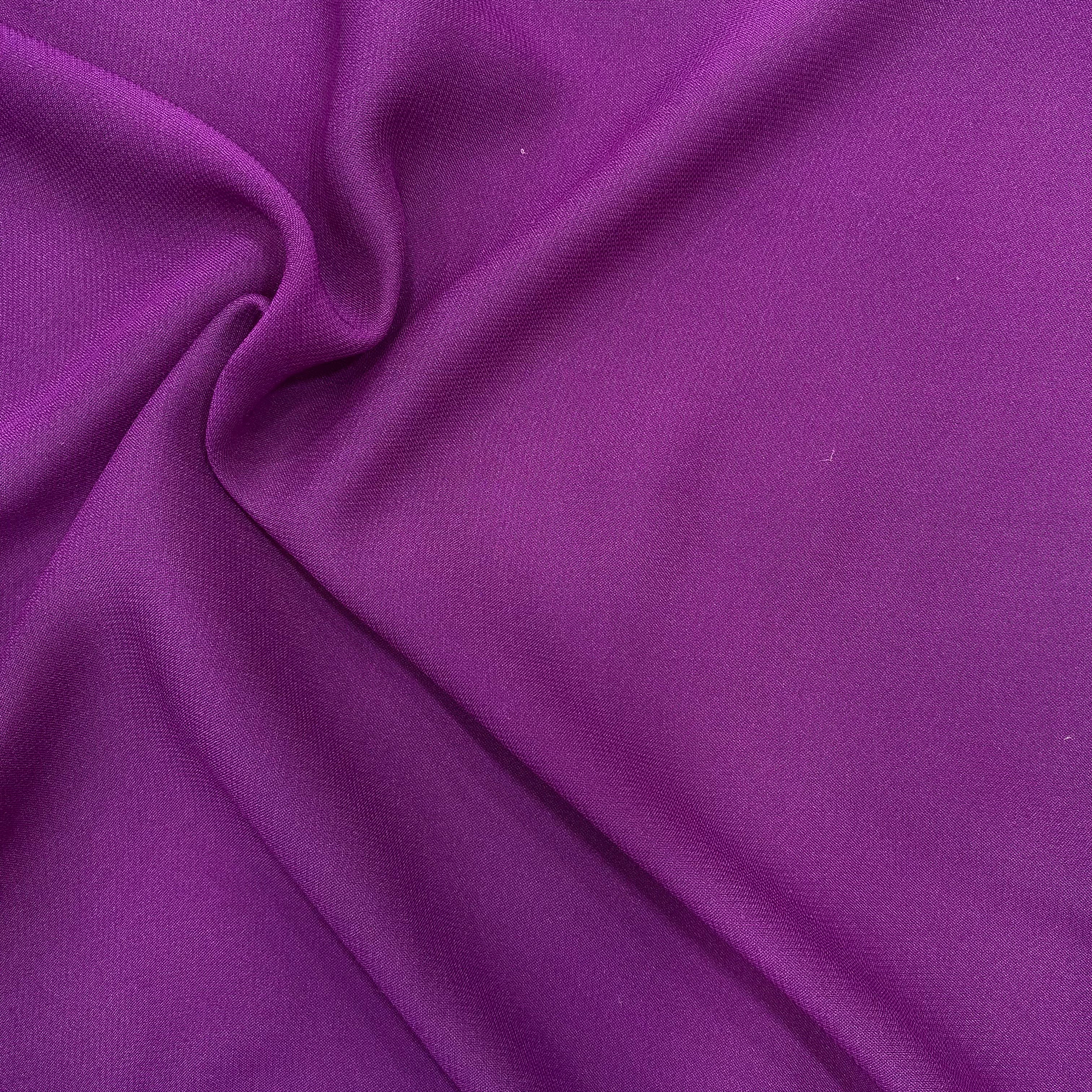 Draping fabric in purple 