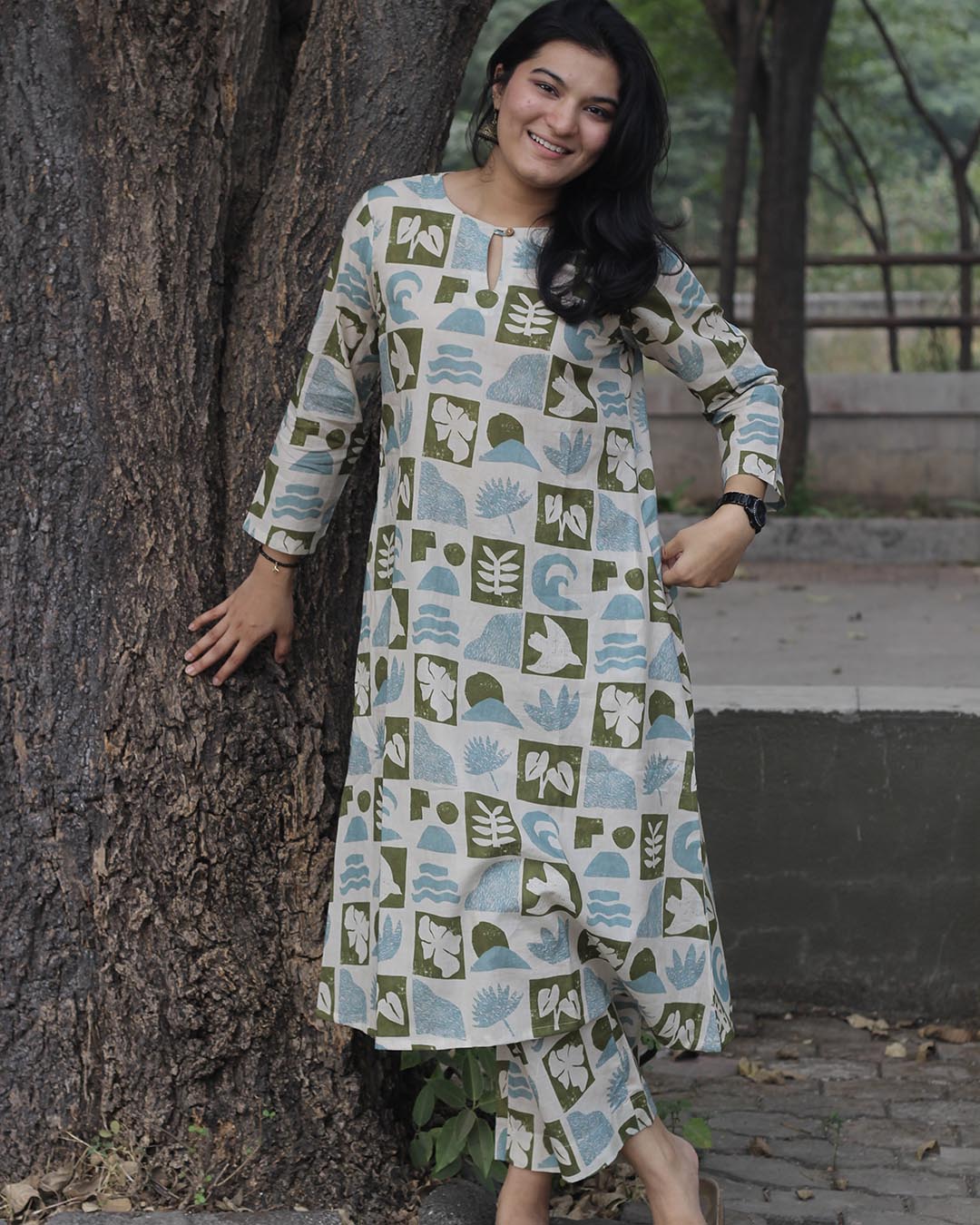 Summer Vibe Premium cotton Kurta pant Set