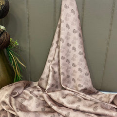 Linen Satin Mix-Match Set in Dusty Pink Abstract print, per meter price